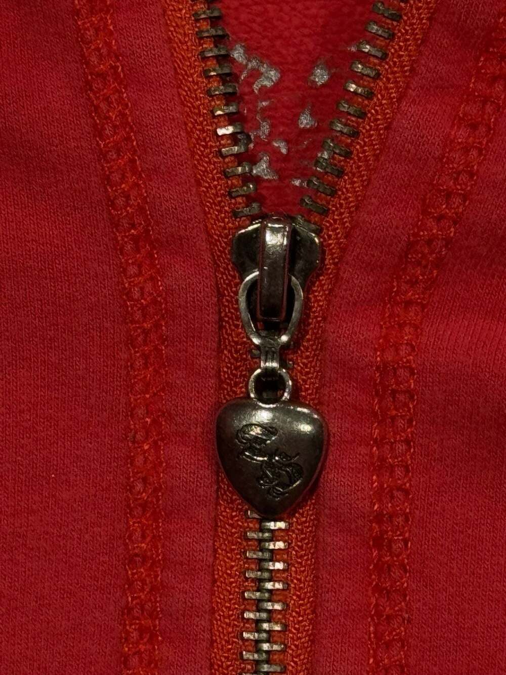 Twisted Heart America Pink Vintage Y2K Zip-Up Hoodie vintage - Picture 4 of 13